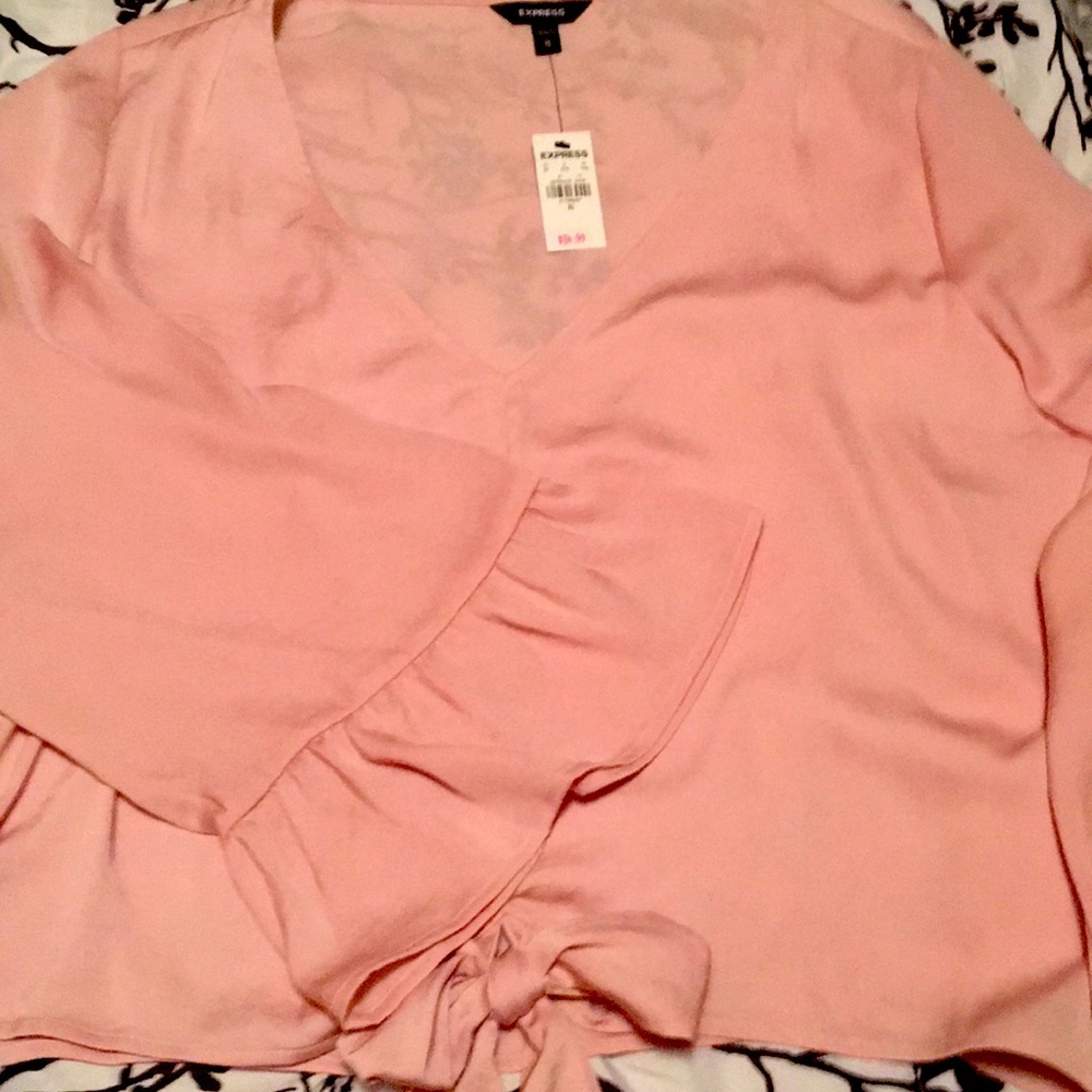 Express pink blouse new